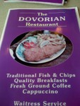 After exploring the castle, we worked up such an appetite we were glad we saved our REAL Fish N Chip dinner for a place close to the water...  The Dovorian Restaurant.