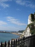 Here's a view of Dover Bay with the White Cliffs.