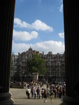 Looking out after our tour -- a beautiful London day...