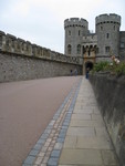 An interesting shot by the castle wall.