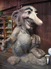 Here's a photo of the life size troll in Norway!  