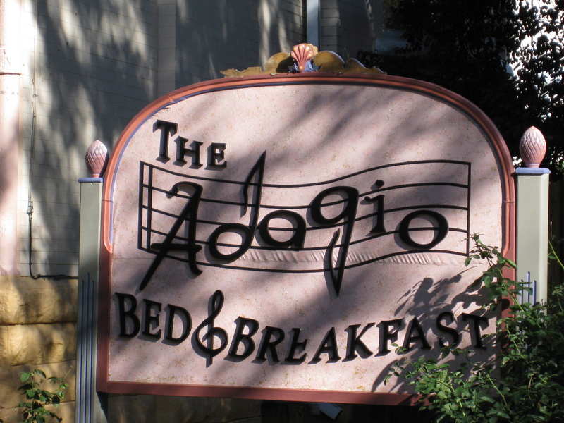 For the last two days of our trip we stayed at an awesome Bed & Breakfast called the Adagio!  It was an amazing place with huge rooms, all relating to music/composers.