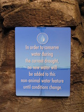 Currently, Georgia is in a drought -- Georgia Aquarium is doing their best to conserve water.