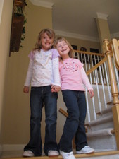 Today we decided to get some family shots!  Here's Paige & Josie!