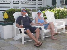 Having a strong interest in Adirondack chairs -- Melanie & I tested them out! ;) 