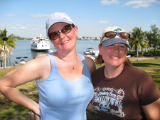 Mel-Mel and Amy - Cabbage Key - November 21, 2007!