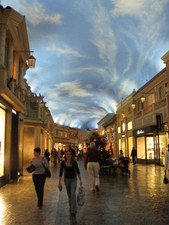 The Forum Shops by the Bellagio.