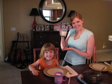 Paige & Josie were SOO excited to be surprised with Aunt Kate coming down from college for the weekend!