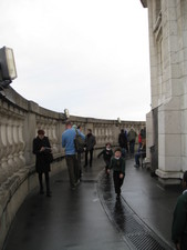 Melanie decided the Whispering Gallery was enough.  So I kept going to the top.  Here I am at the 3rd level - the Stone Gallery.