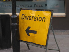 Ah, there's where you go for diversion!