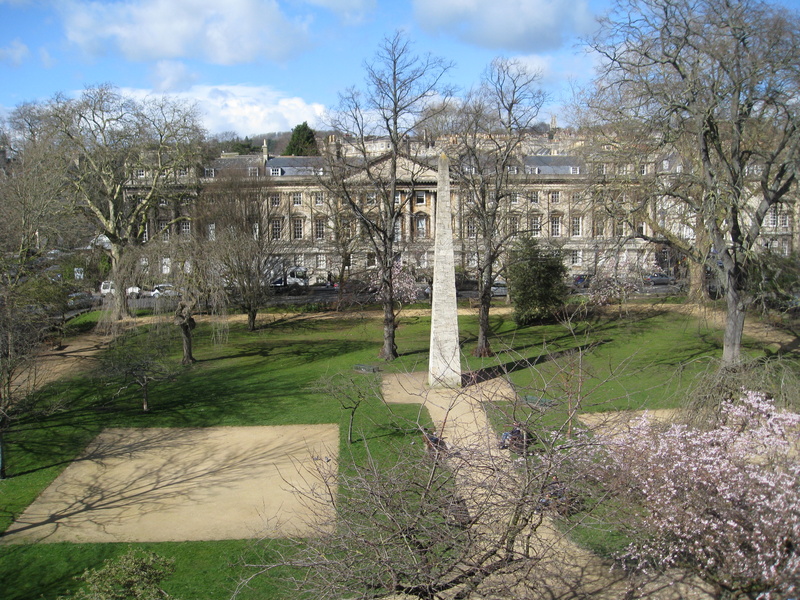 A view from our hotel room (The Francis) in Bath.