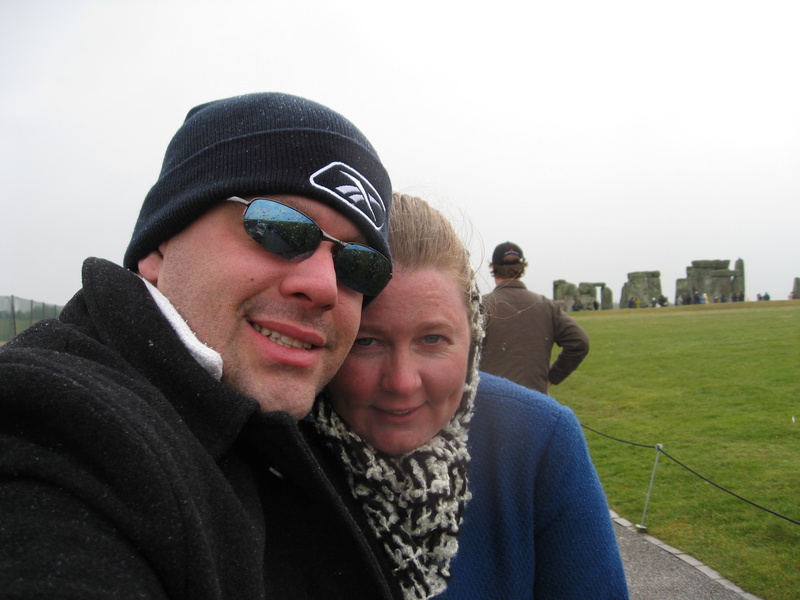 Here we are at Stonehenge, it was about -10' windchill...