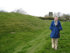 Here's the "henge" they dug out way back in the day... :)  It's filled in considerably, but it's still deep and tall.