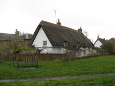 This was an interesting thatch roofed house.