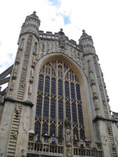 Here's Bath Abbey!  We went to Sung Eucharist here.