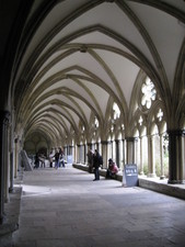 After touring the Cathedral, we went out to the Cloisters.