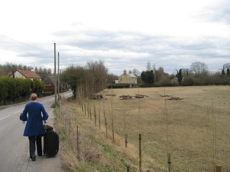 ...and kept walking.  I started to sing the song "I would walk 500 miles..." and Melanie thought it was funny...