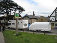 After leaving the Chapel, we saw this.  I thought it was interesting, because driving a motorhome in England would be tricky with skinny roads, and roundabouts!