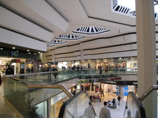 Here's Queensland Mall inside!  I think this is the first time I've been to a mall in England!