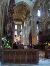 A view into the front of the Cathedral through the Quire.