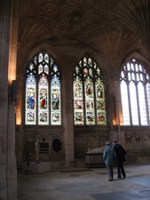 It's really difficult to get the concept of how big the Cathedral is through photos -- in this photo, Molly & Melanie help you get the right perspective.