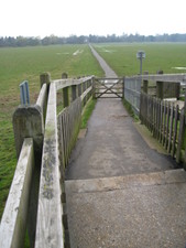 One of the public footpath's around Houghton Mill/St. Ives.