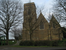 As we drove back to Peterborough, Aunt Molly & Uncle David showed us the church they were married at!