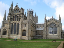 The back of Ely Cathedral.