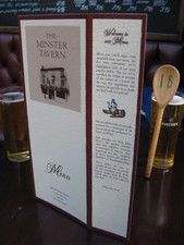 For lunch we decided to try this place -- The Minster Tavern.