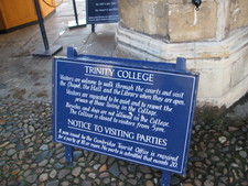 And toured Trinity College!