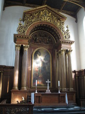 Close-up of the altar.