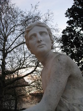 One of the statues in St. James Park.