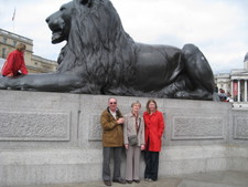 Here we are at Trafalgar Square!  