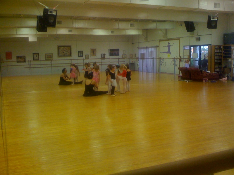 After that, we went to dance, here's Josie in her dance class.