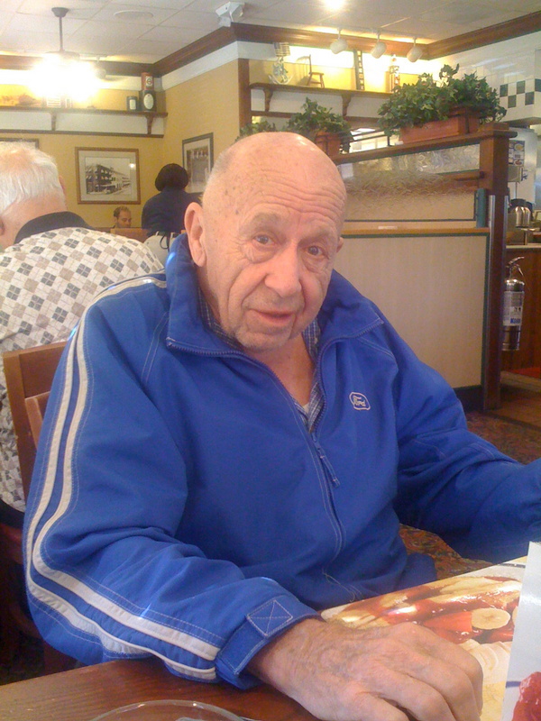 Today we took Gramps to Bob Evans, he was excited!