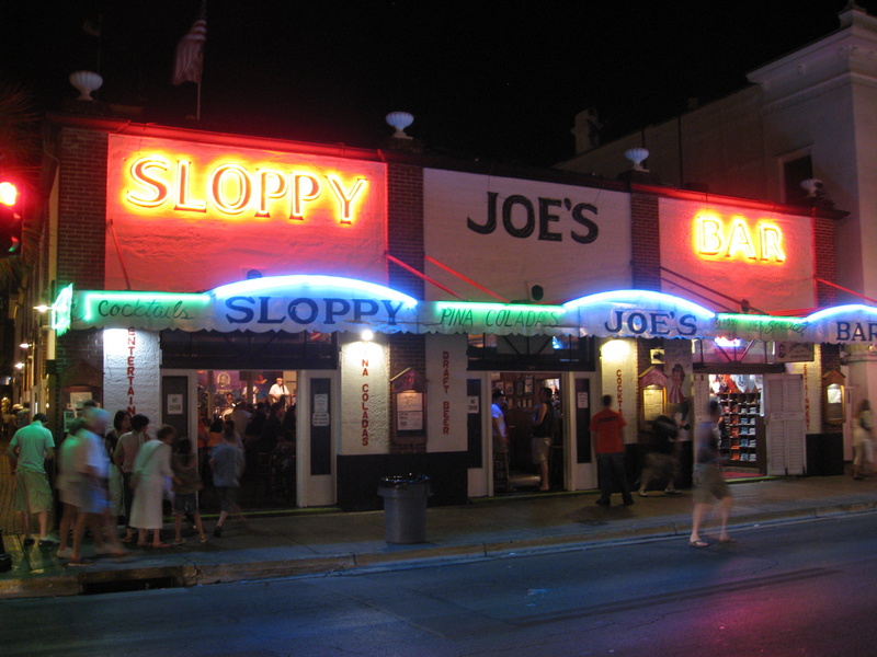 Sloppy Joe's Bar -- night shot!