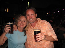 At Irish Kevin's celebrating Dale's 40th! Black & Tan's for everyone!