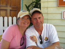 Donna & Dale just before the delicious breakfast was served!