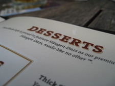 Desserts -- yum!