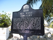 The Key West Cemetery!