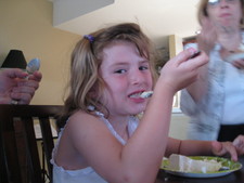 Paige decides that Publix's Ice Cream Cake is delicious!