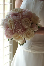 The beautiful bouquet!  Flowers today were by Floral Artistry right here on Sanibel Island.