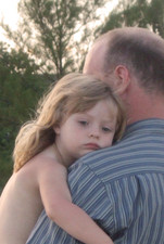 Audra and daddy, out on the beach. :)