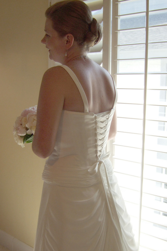 Back of dress.