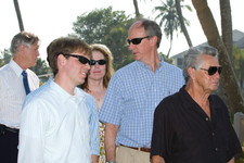 It's Mr. Steve (Tara's dad), the Bordens, and Larry!