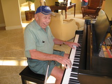 Gramps remembers the ol' days -- playing the piano, watching Lawrence Welk...  Ahh yes.