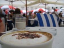 A delicious coffee in Dubrovnik, Croatia.