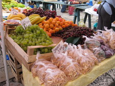 Fruit stand in Dubrovnik, Croatia.