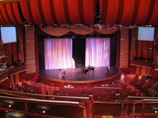 Here's the Celebrity Theater on the ship...  Pretty cool!