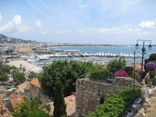 Here you can see where they have the Movie Festival (left middle) and more of Cannes.